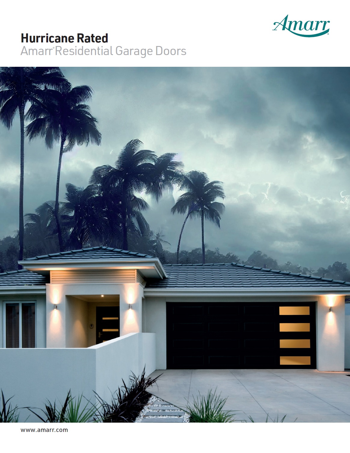 Solar Impact Window Hurricane Impact Window AMARR - OVERHEAD HURRICANE GARAGE DOORS BROCHURE 2025